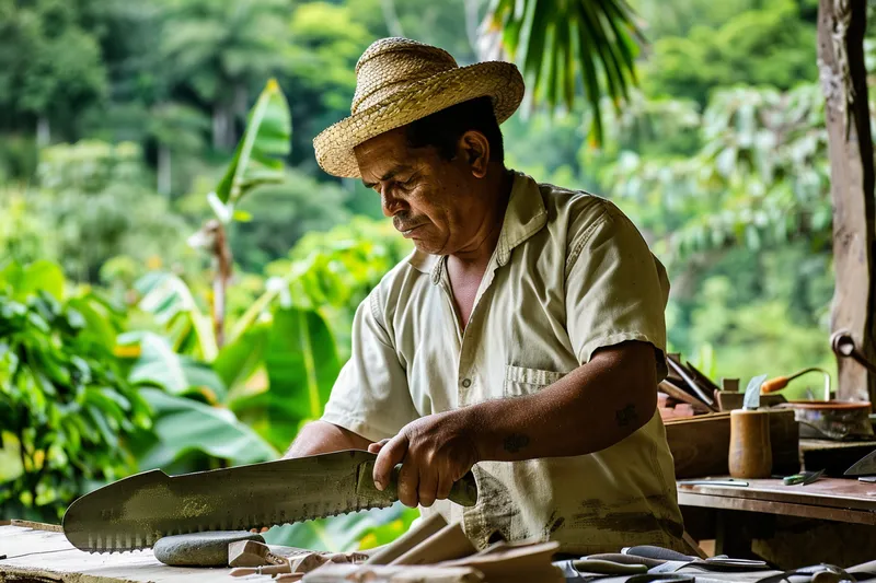 Afilado de Machetes Tecnicas Tradicionales vs Modernas