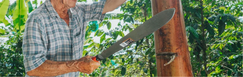 Antes de la Mecanizacion El Machete como Simbolo del Trabajo de Campo