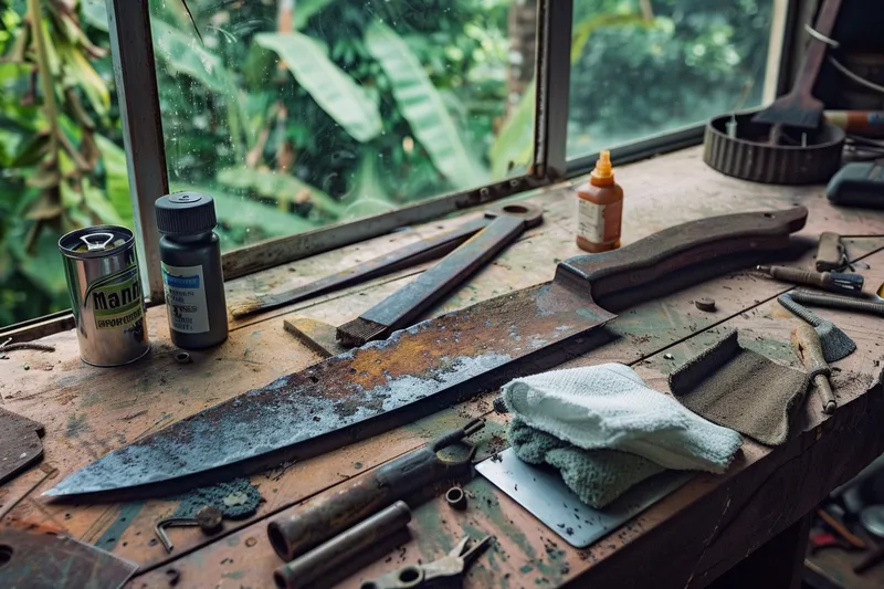 Como Restaurar un Machete Viejo para Trabajo Agricola