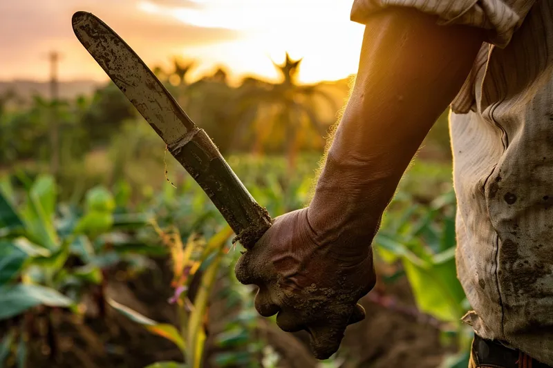 El papel del machete en la agricultura sostenible