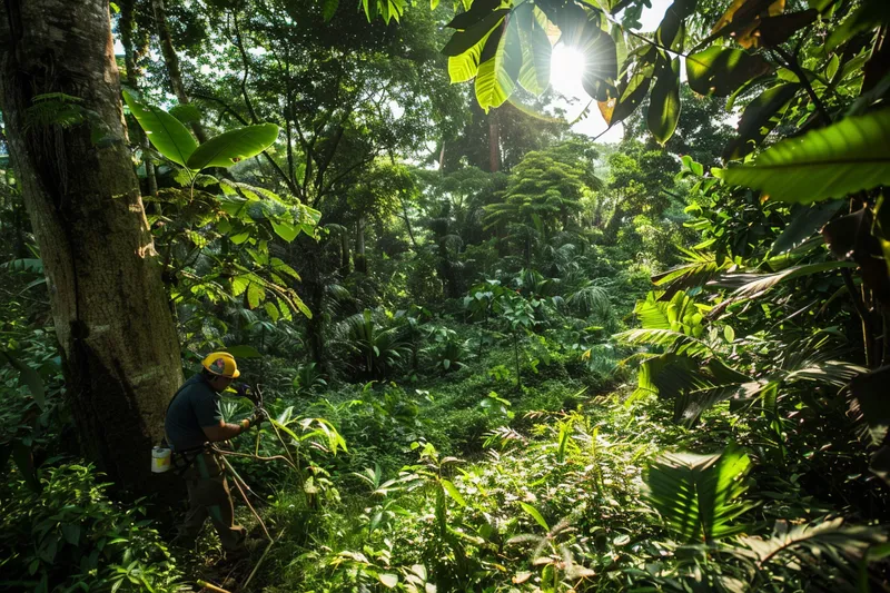 Seleccion de Especies Arboreas con Machete para la Silvicultura Sostenible