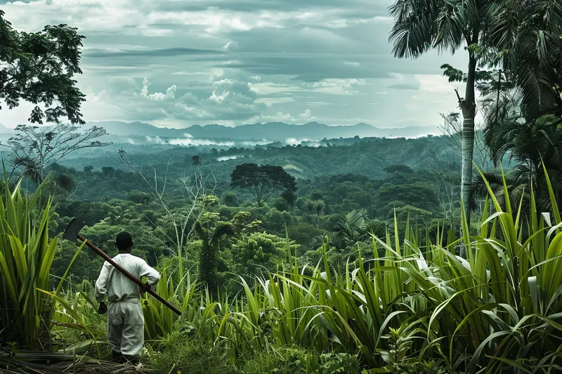 El Machete en la Era Colonial Transformacion de Paisajes y Cultivos