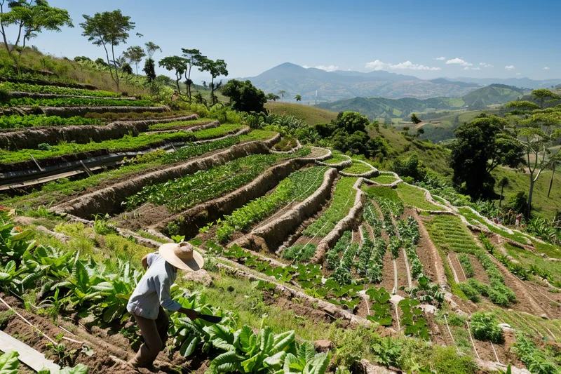 El Machete y su Rol en la Agricultura de Terrazas